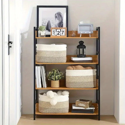 Cotton Rope Woven Storage Basket Bohemian Style