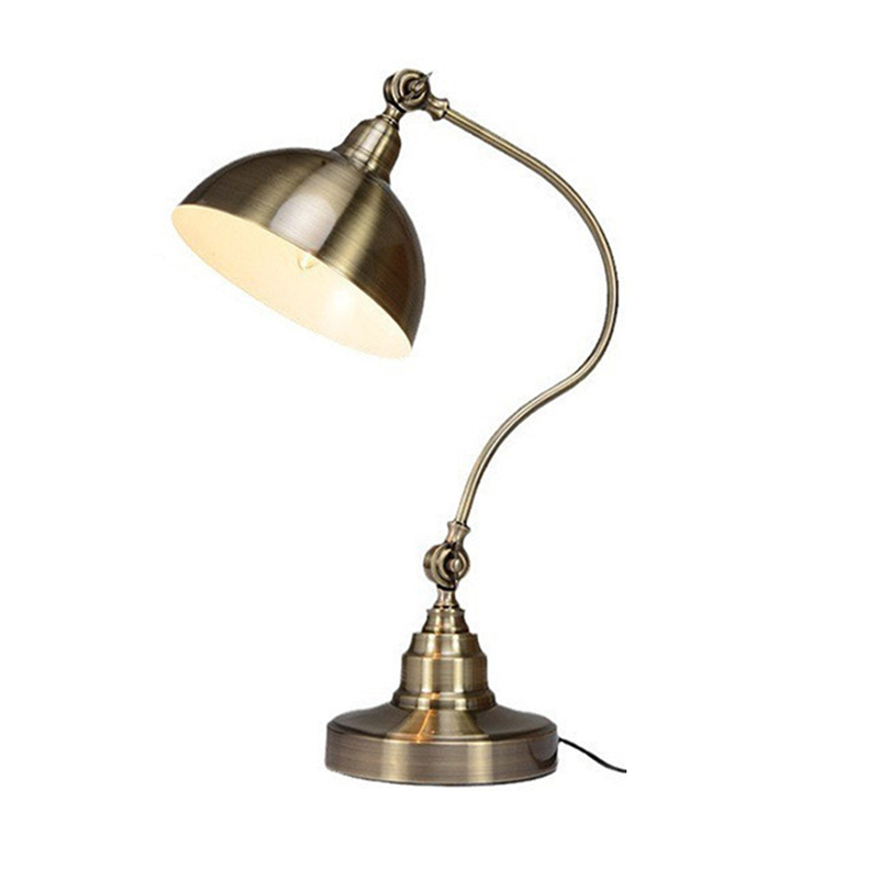 Antique Bronze Metallic LED Desk Lamp – Luxury Adjustable Gooseneck Task Light