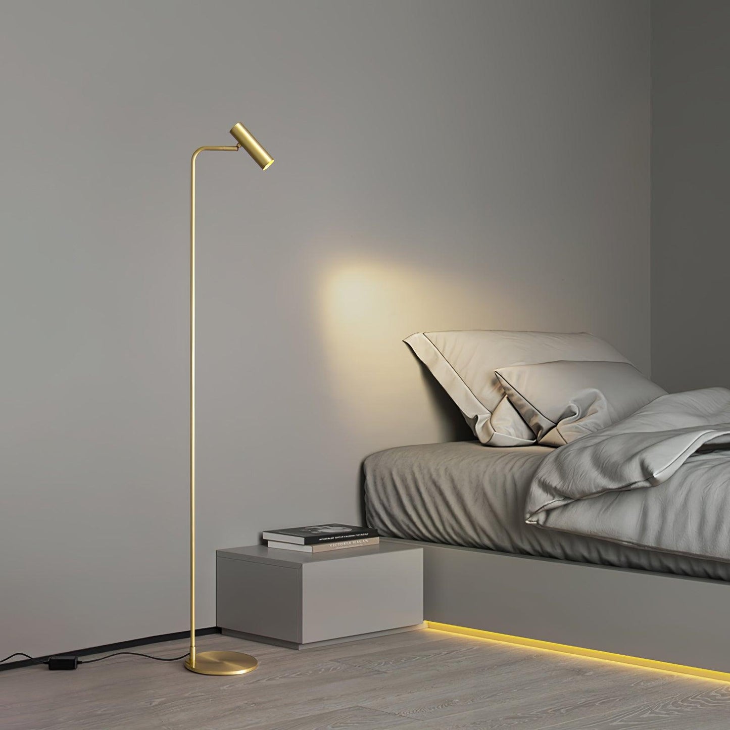 Minimal Torris Floor Lamp With Adjustable LED