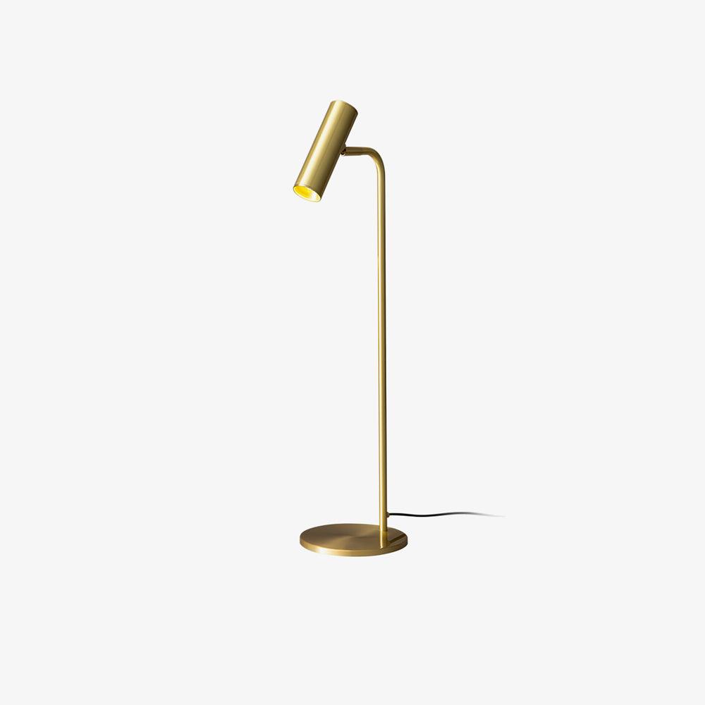 Torris Table Lamp Satin Brass Adjustable LED Desk Lighting