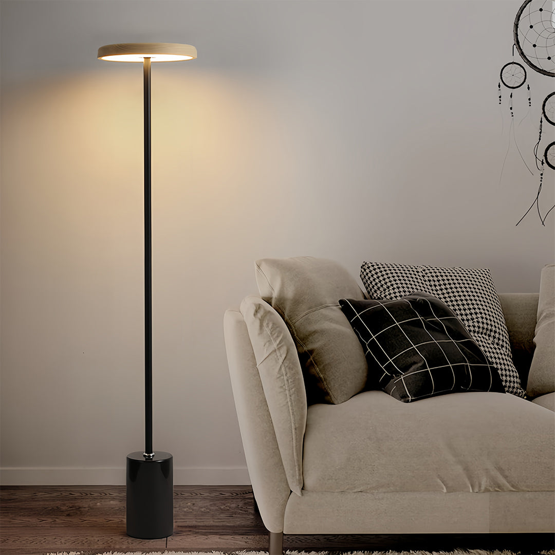 Minimalist LED Floor Lamp Uplight Modern Dimmable Standing Light