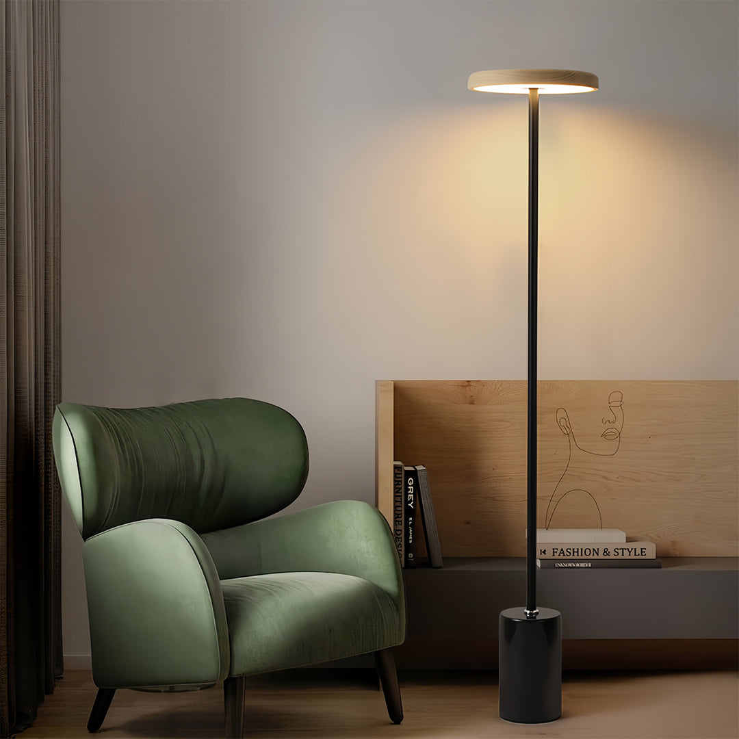 Minimalist LED Floor Lamp Uplight Modern Dimmable Standing Light