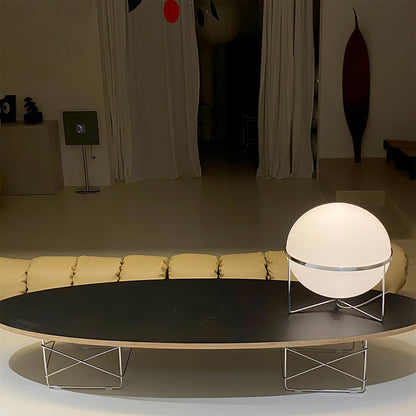 Yolk Table Lamp Yellow White Shade LED Modern Decor Lighting