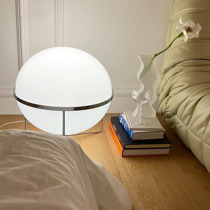 Yolk Table Lamp Yellow White Shade LED Modern Decor Lighting