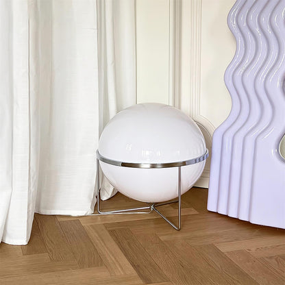 Yolk Table Lamp Yellow White Shade LED Modern Decor Lighting