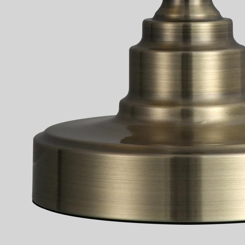 Empire-Style Industrial Metal Desk Lamp – Curved Arm Adjustable Task Light for Refined Workspaces