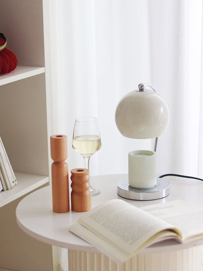 Dennie Warmer with Spherical Design for Safe, Smoke-Free & Flame-Free Fragrance Lamp