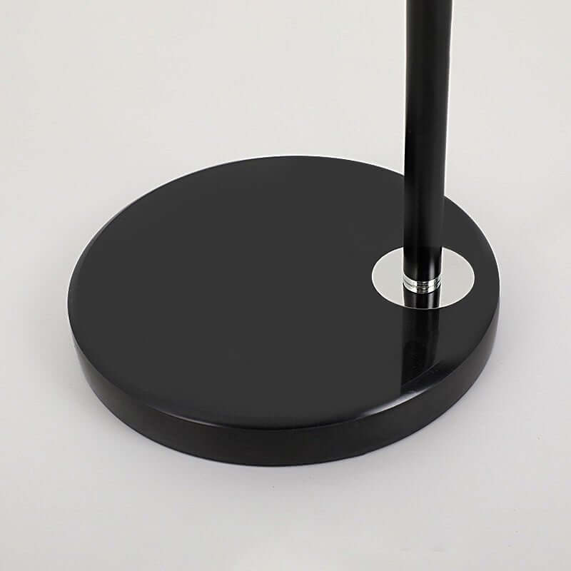 Tall Arc Floor Lamp Marble Base Fabric Shade Modern Living Room Lamp