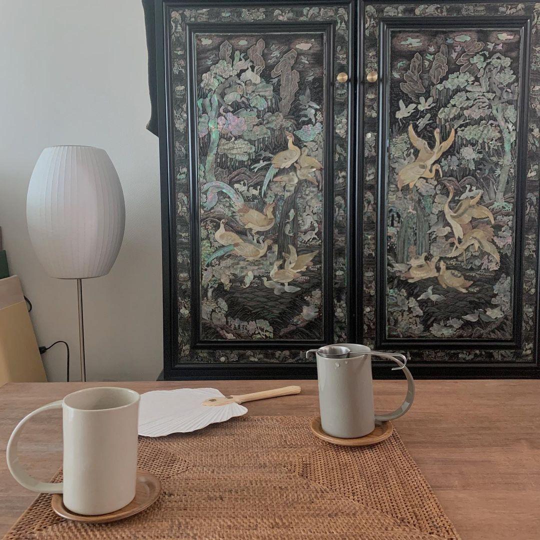 Nelson Lamp – Modern Chrome & Walnut Table Light