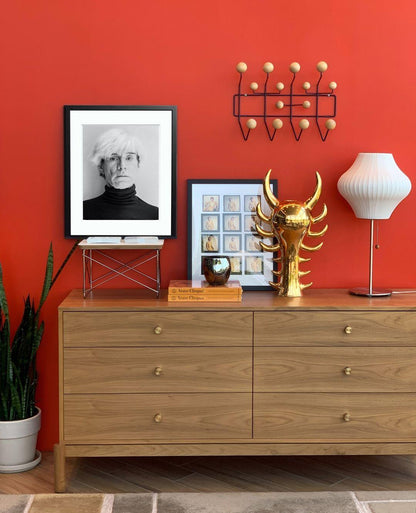 Nelson Lamp – Modern Chrome & Walnut Table Light